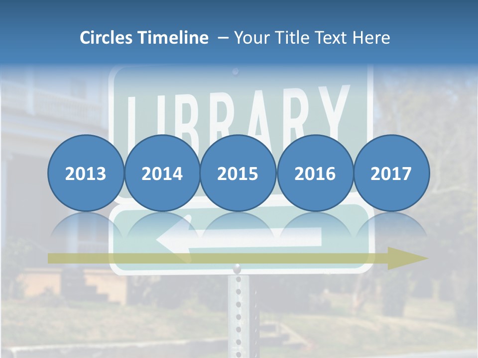 Background Signage Traffic PowerPoint Template