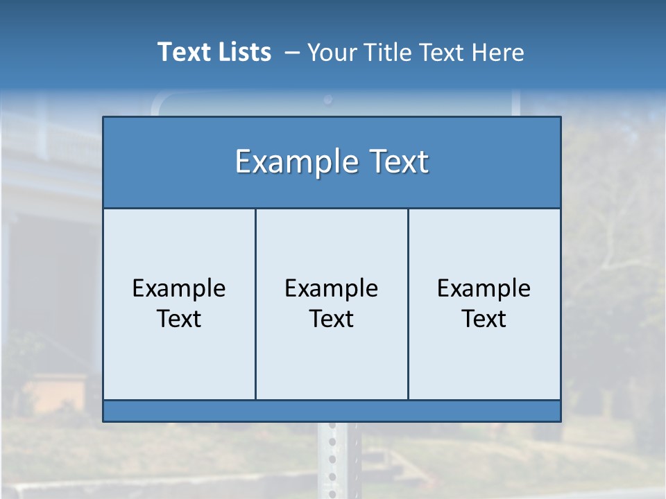 Background Signage Traffic PowerPoint Template
