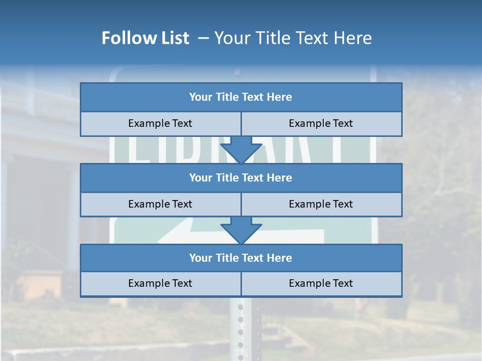Background Signage Traffic PowerPoint Template