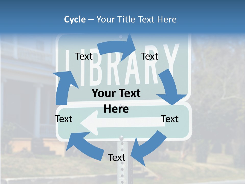 Background Signage Traffic PowerPoint Template