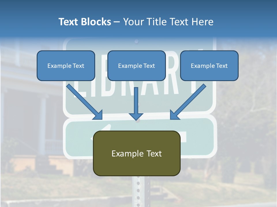 Background Signage Traffic PowerPoint Template