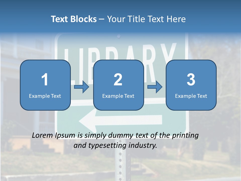 Background Signage Traffic PowerPoint Template