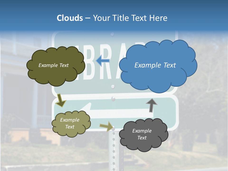Background Signage Traffic PowerPoint Template