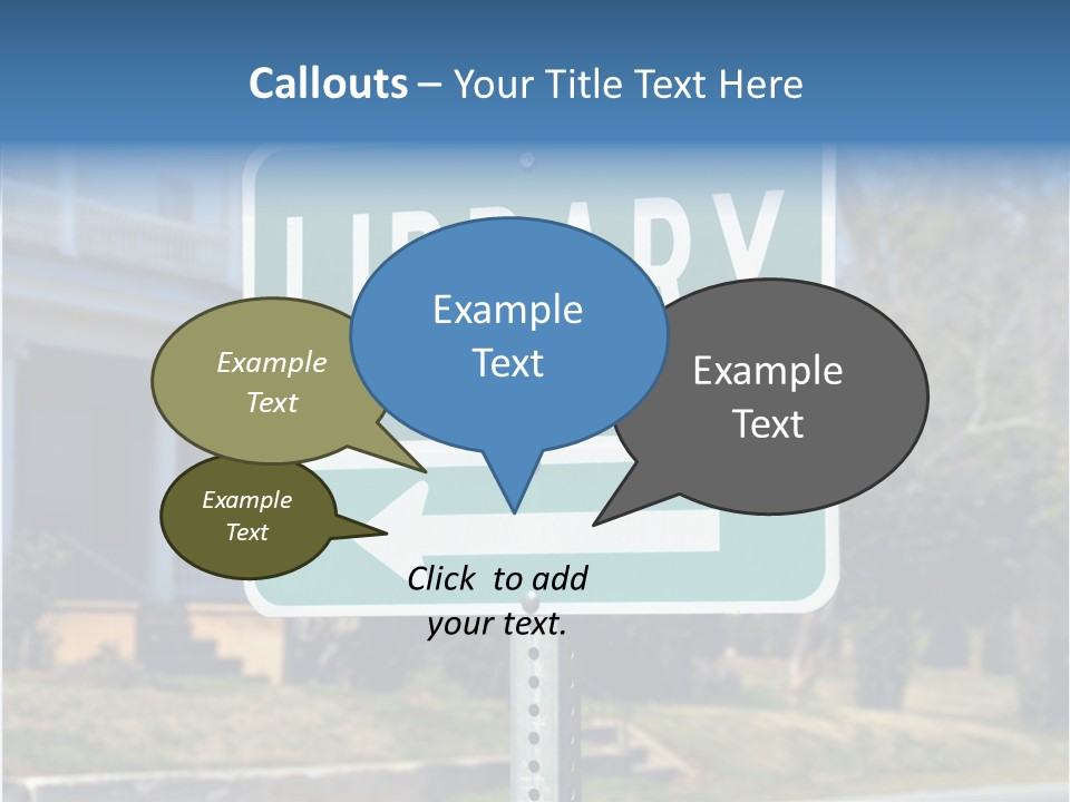 Background Signage Traffic PowerPoint Template