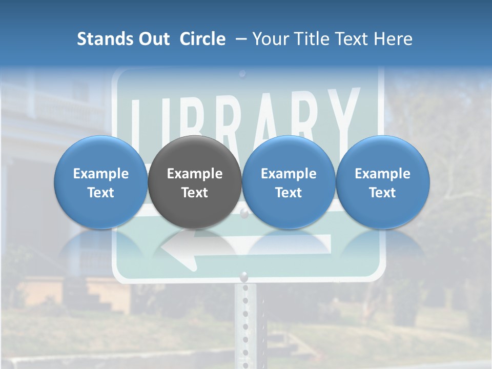 Background Signage Traffic PowerPoint Template