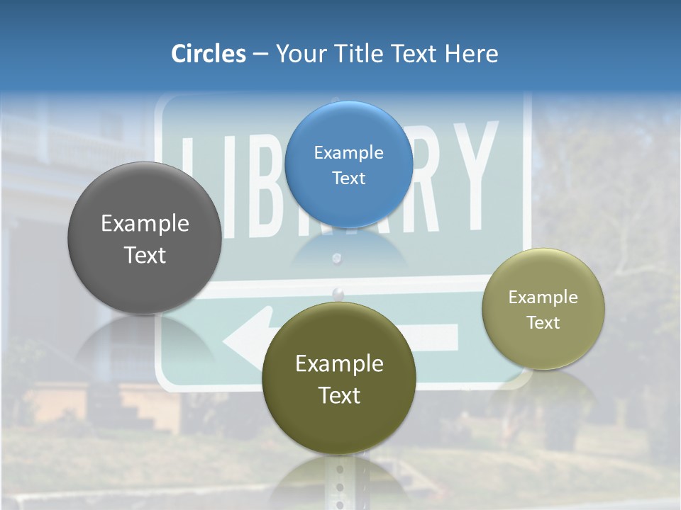 Background Signage Traffic PowerPoint Template