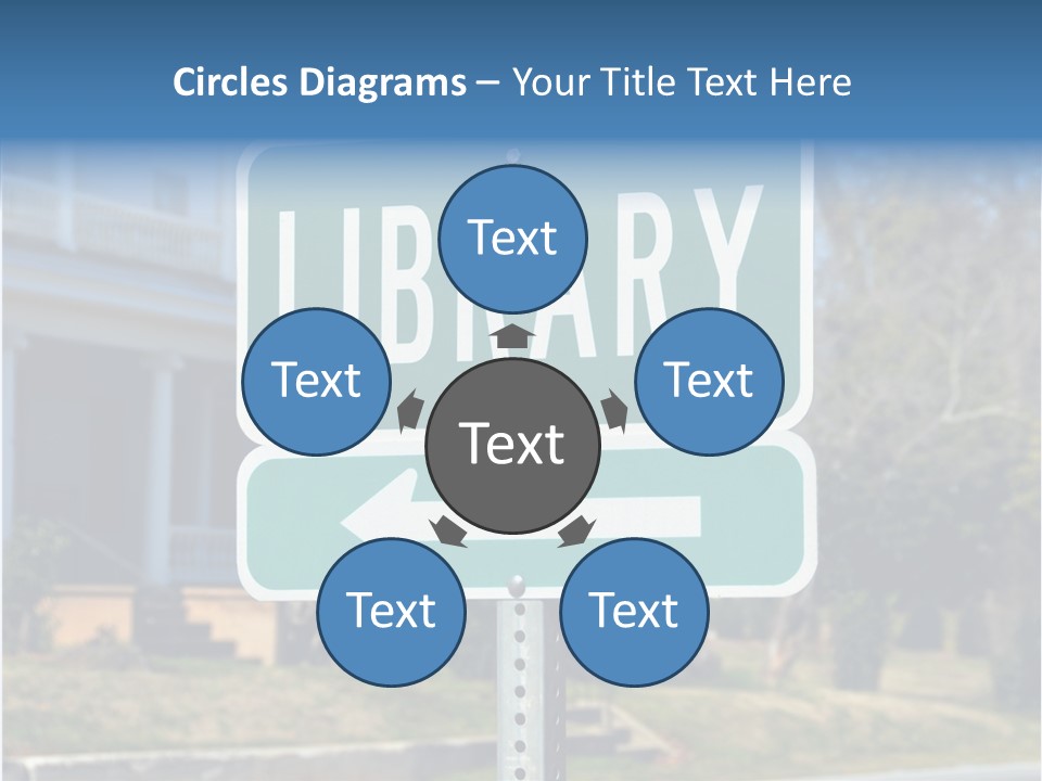 Background Signage Traffic PowerPoint Template