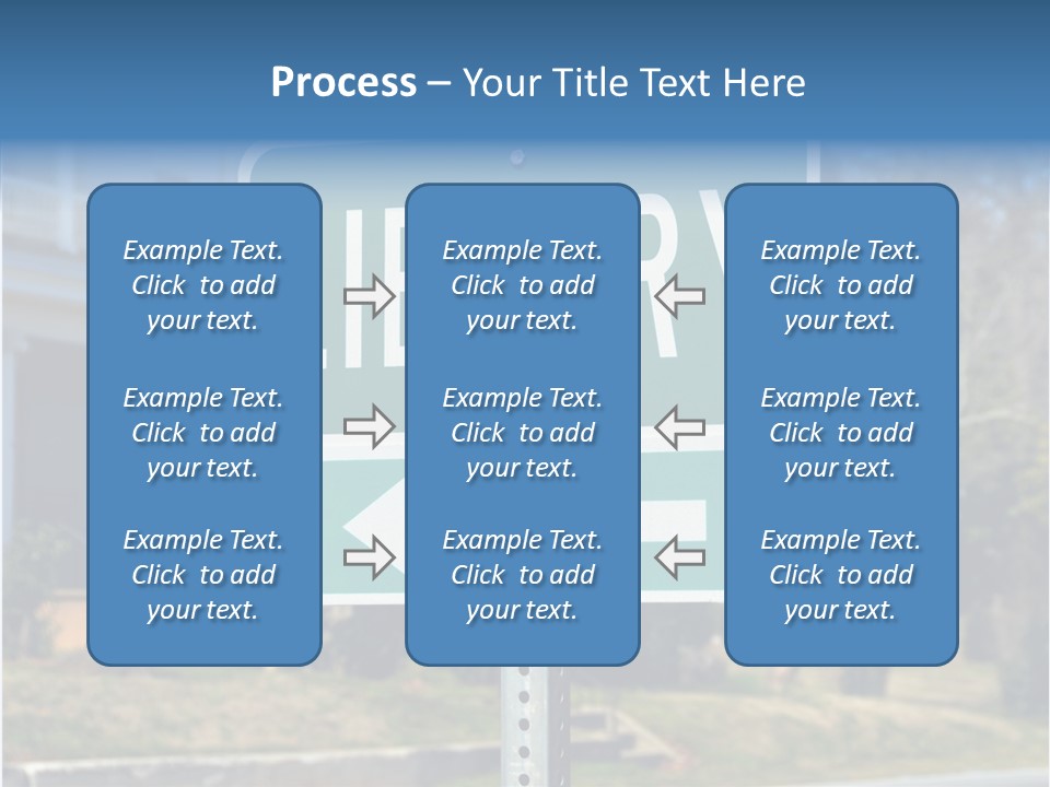 Background Signage Traffic PowerPoint Template