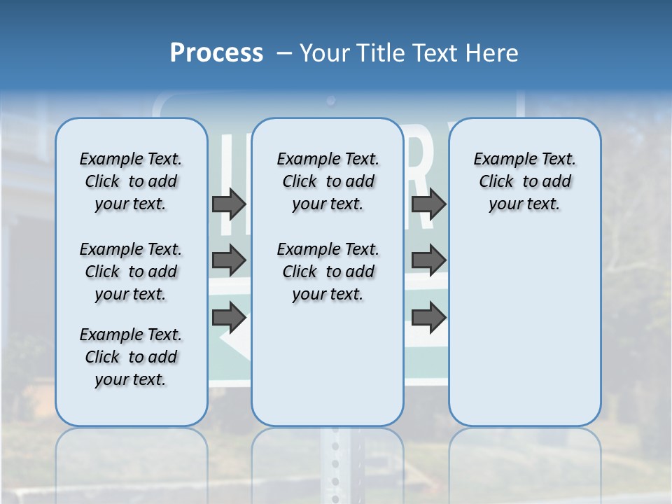 Background Signage Traffic PowerPoint Template