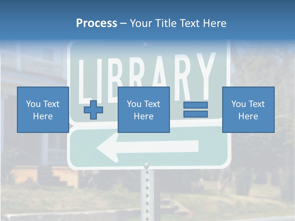 Background Signage Traffic PowerPoint Template