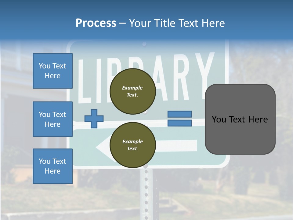 Background Signage Traffic PowerPoint Template