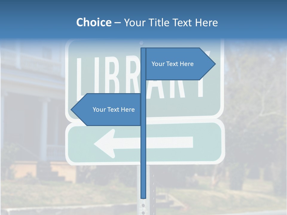 Background Signage Traffic PowerPoint Template