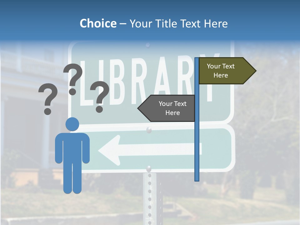 Background Signage Traffic PowerPoint Template