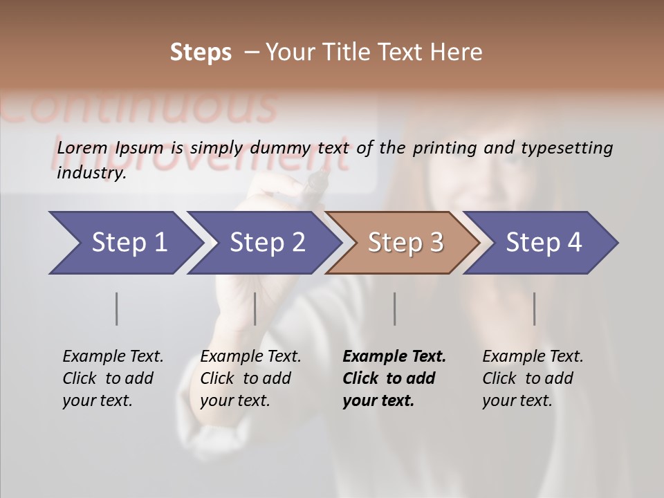 Improvement Cycle Management PowerPoint Template