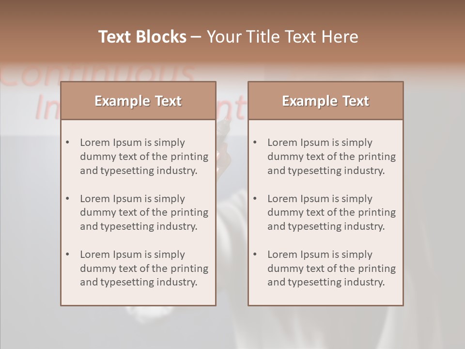 Improvement Cycle Management PowerPoint Template