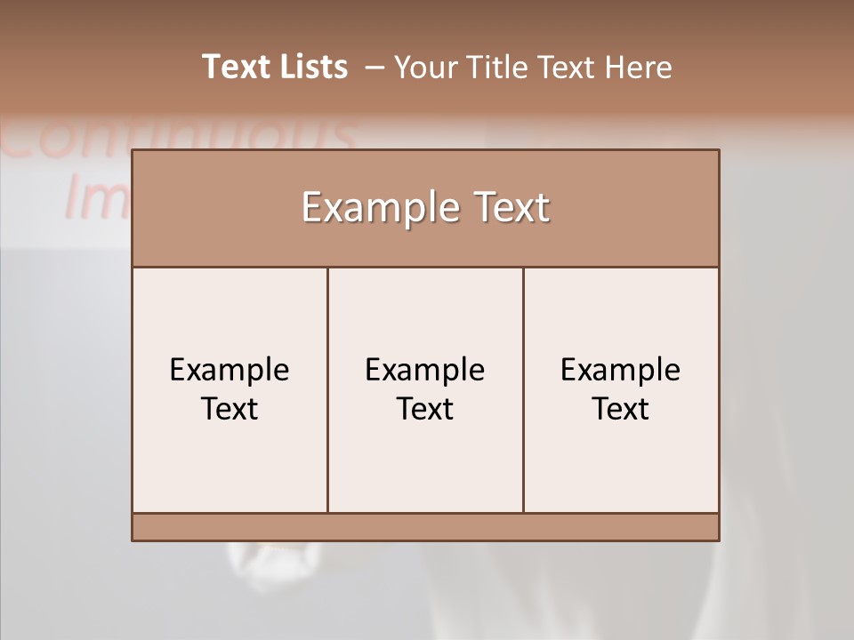 Improvement Cycle Management PowerPoint Template
