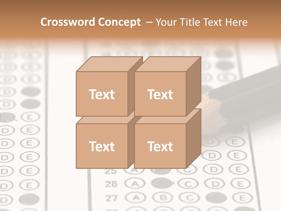 Closeup Solution Horizontal PowerPoint Template