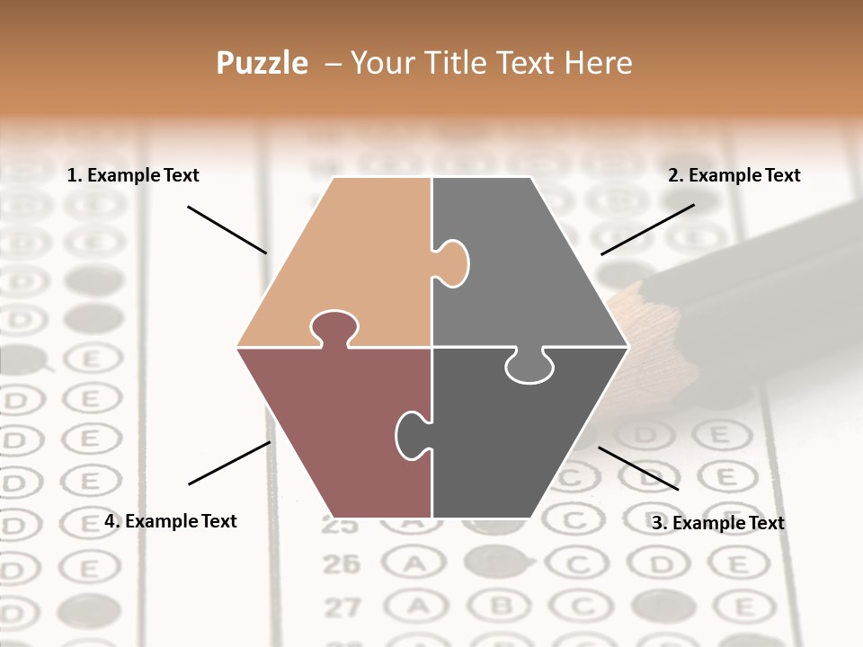 Closeup Solution Horizontal PowerPoint Template