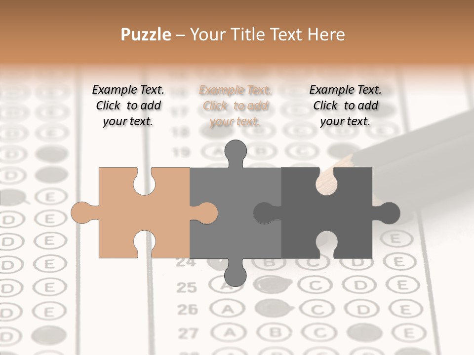 Closeup Solution Horizontal PowerPoint Template