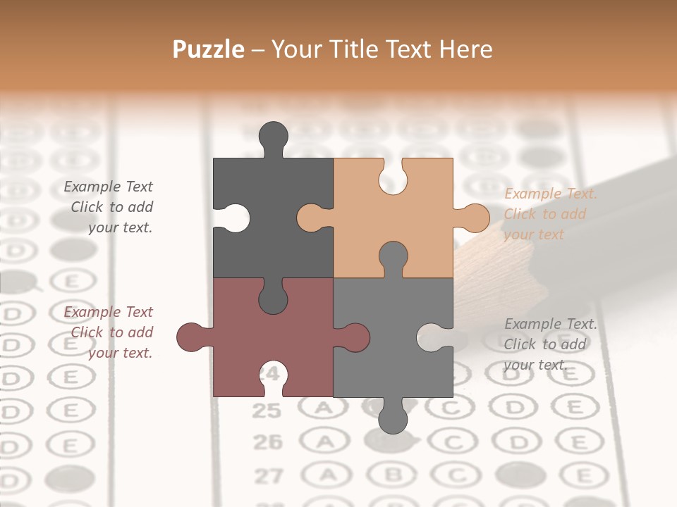 Closeup Solution Horizontal PowerPoint Template