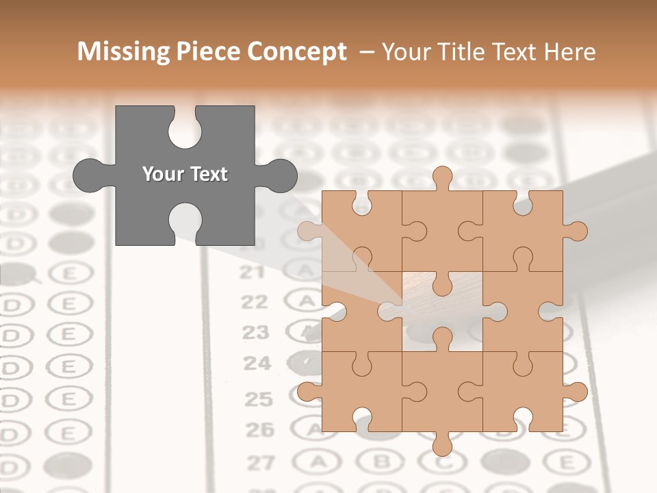 Closeup Solution Horizontal PowerPoint Template