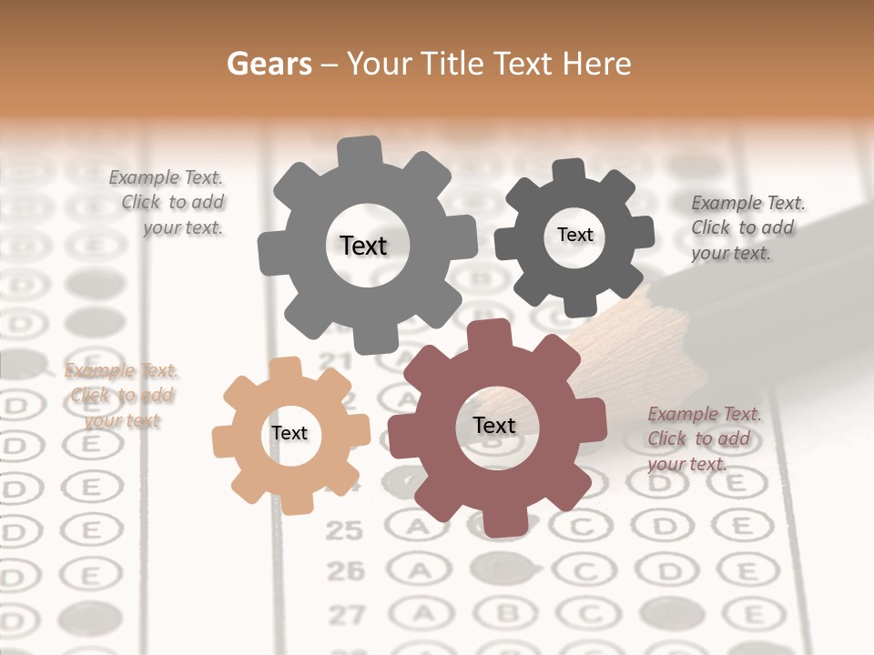 Closeup Solution Horizontal PowerPoint Template