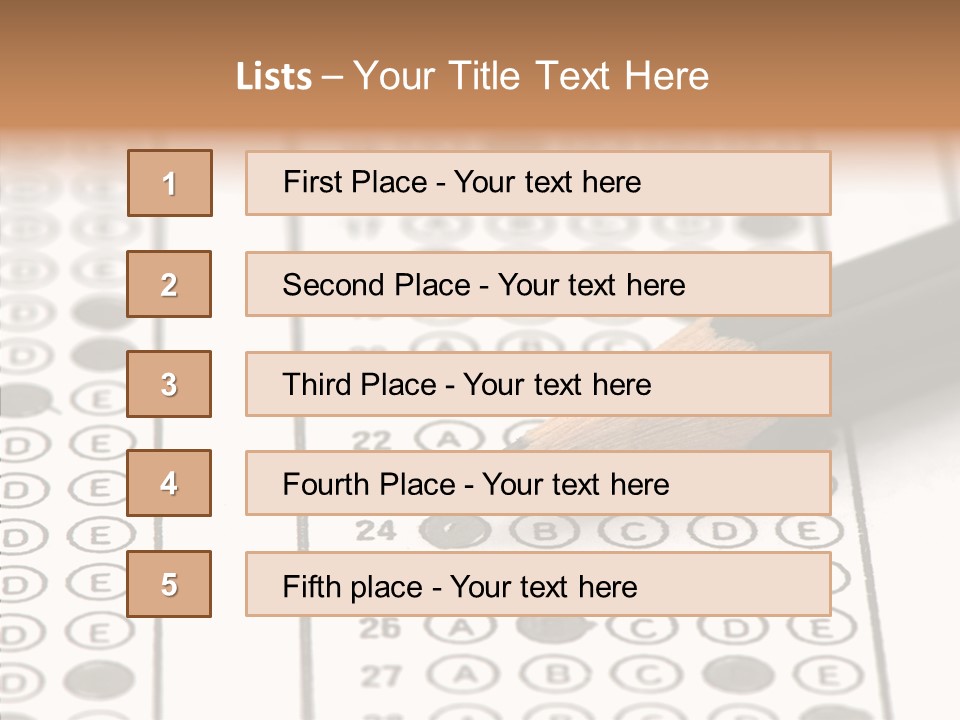 Closeup Solution Horizontal PowerPoint Template