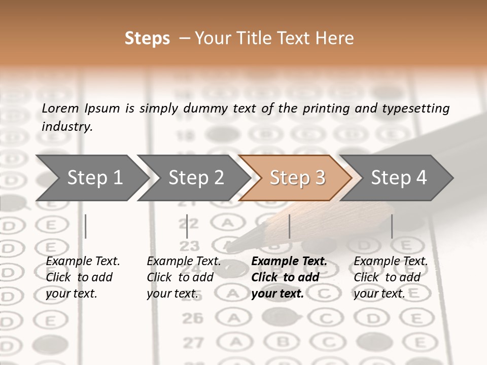 Closeup Solution Horizontal PowerPoint Template