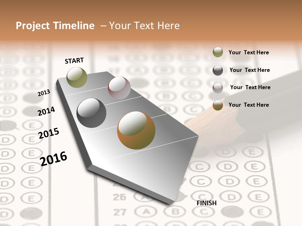 Closeup Solution Horizontal PowerPoint Template