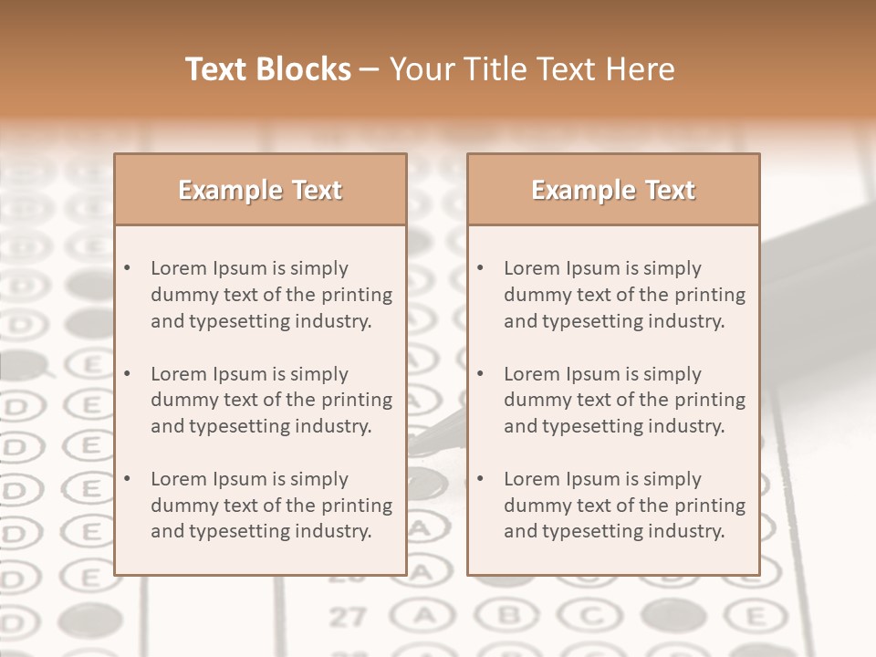 Closeup Solution Horizontal PowerPoint Template