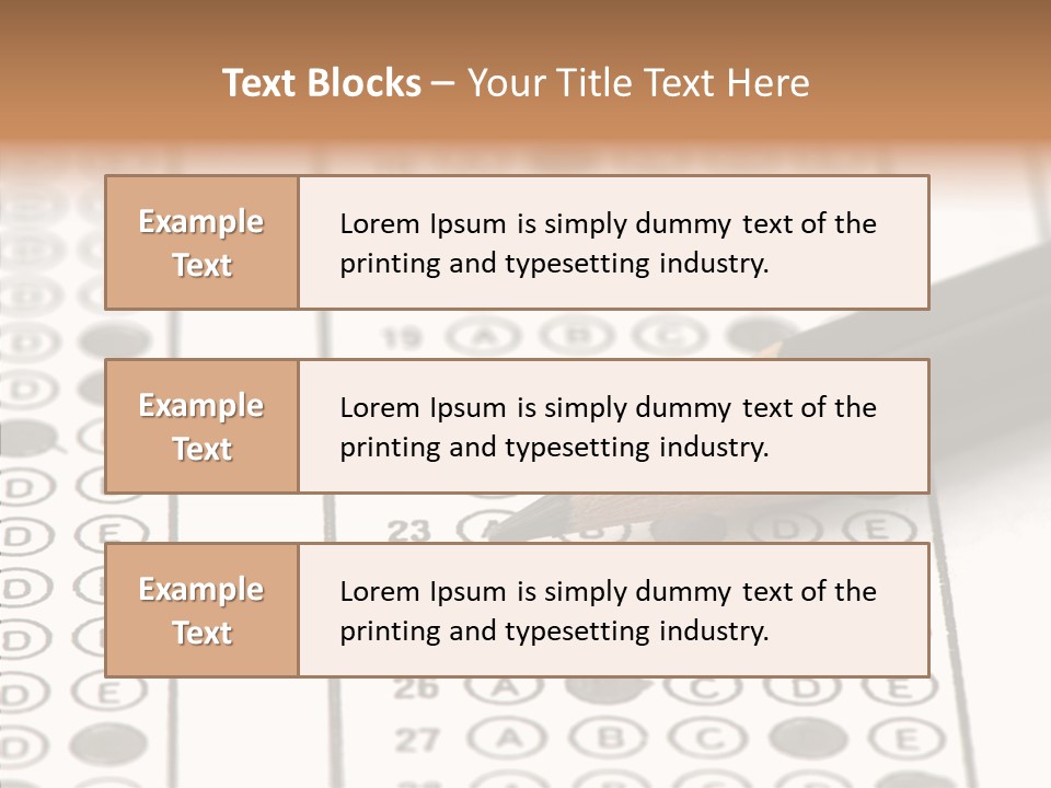 Closeup Solution Horizontal PowerPoint Template