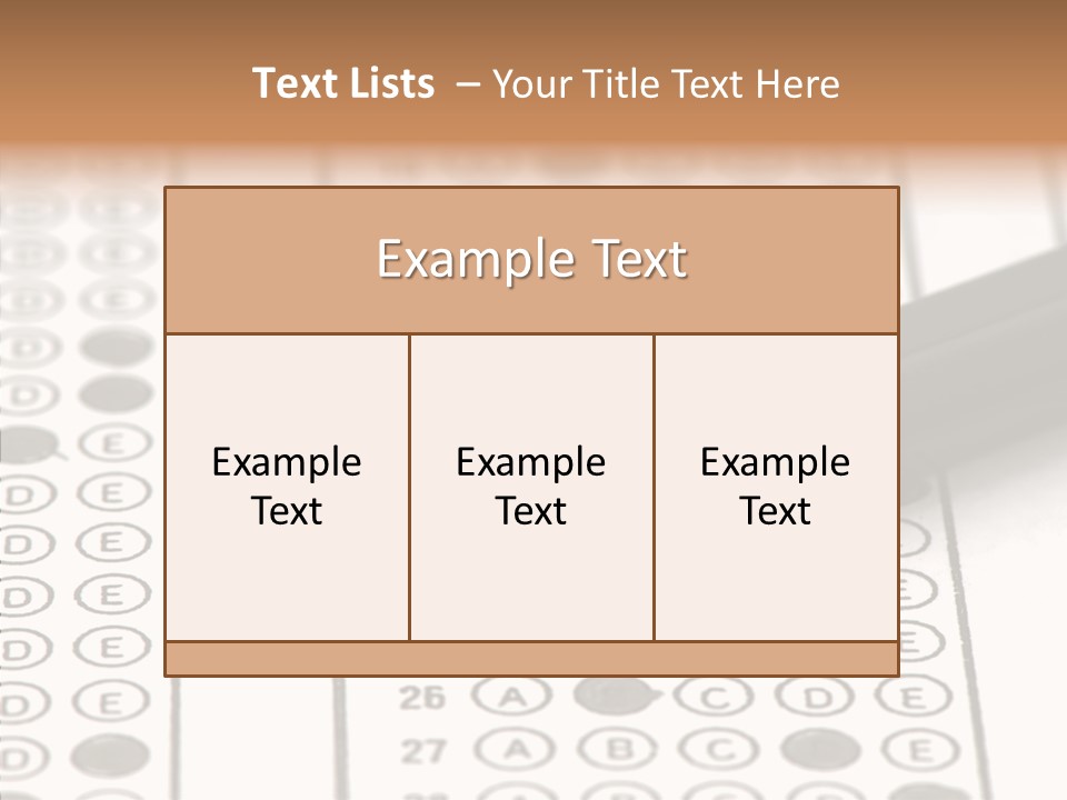 Closeup Solution Horizontal PowerPoint Template