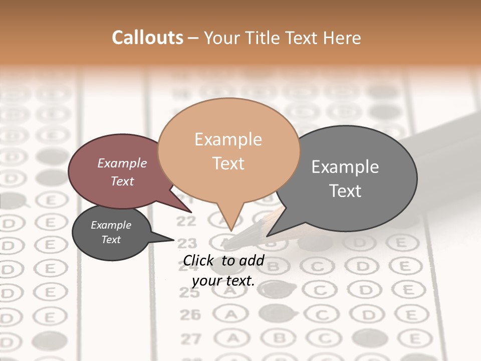 Closeup Solution Horizontal PowerPoint Template