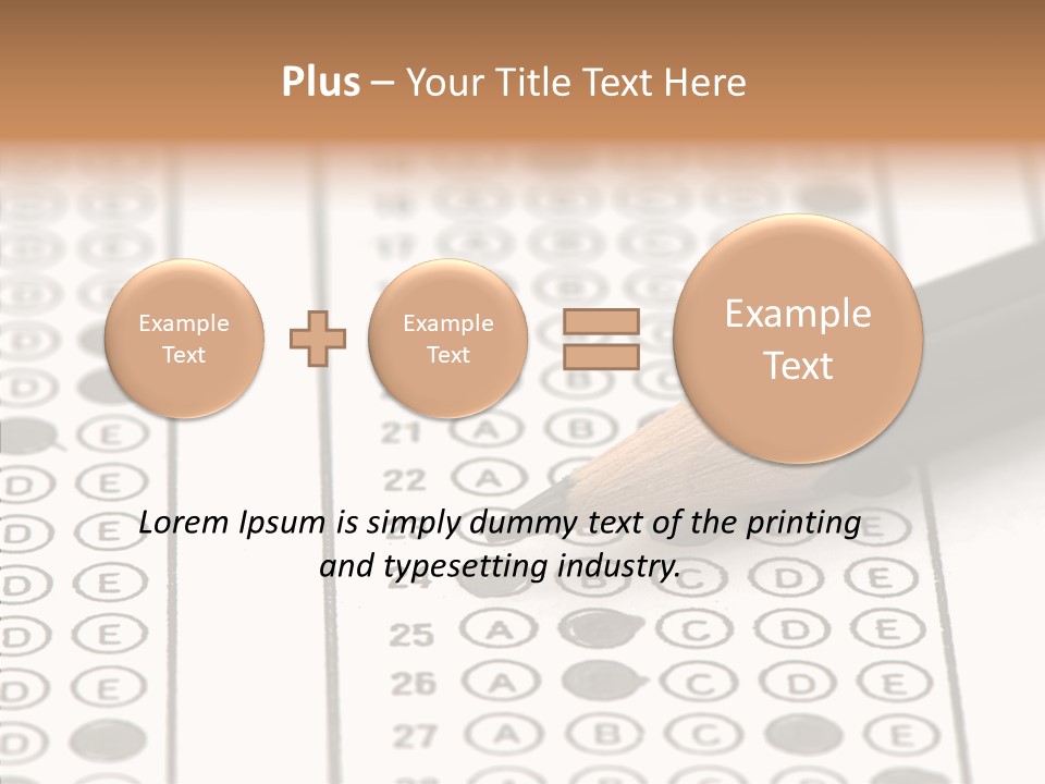 Closeup Solution Horizontal PowerPoint Template