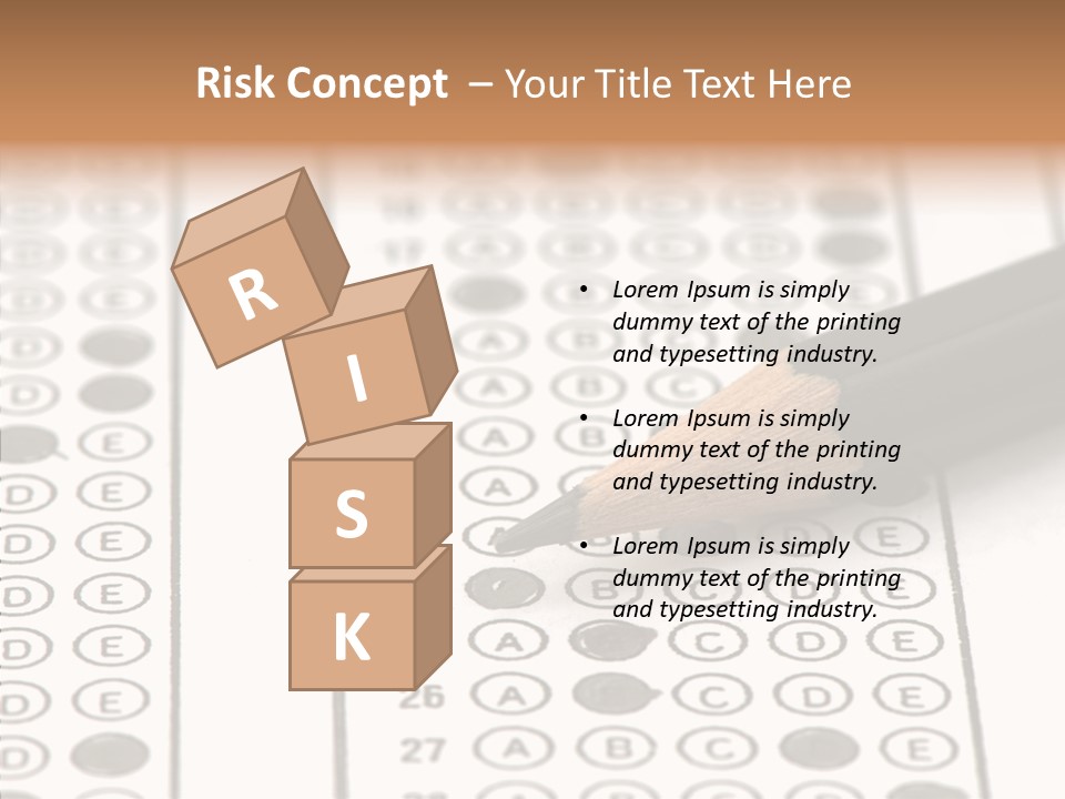 Closeup Solution Horizontal PowerPoint Template