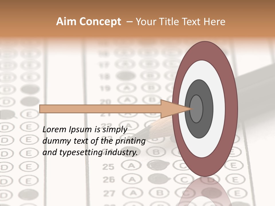 Closeup Solution Horizontal PowerPoint Template