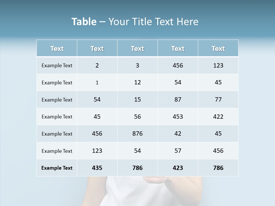 One Teen  PowerPoint Template