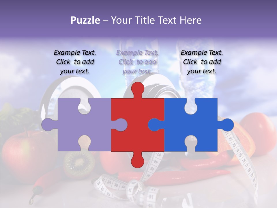 Closeup Weight Health Care PowerPoint Template