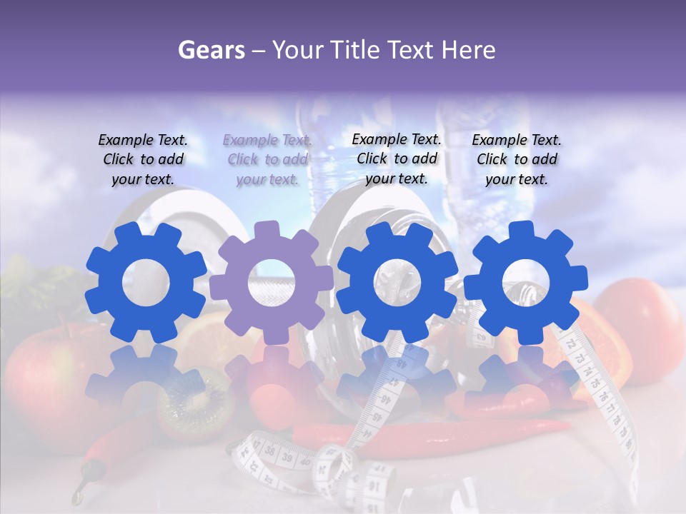 Closeup Weight Health Care PowerPoint Template