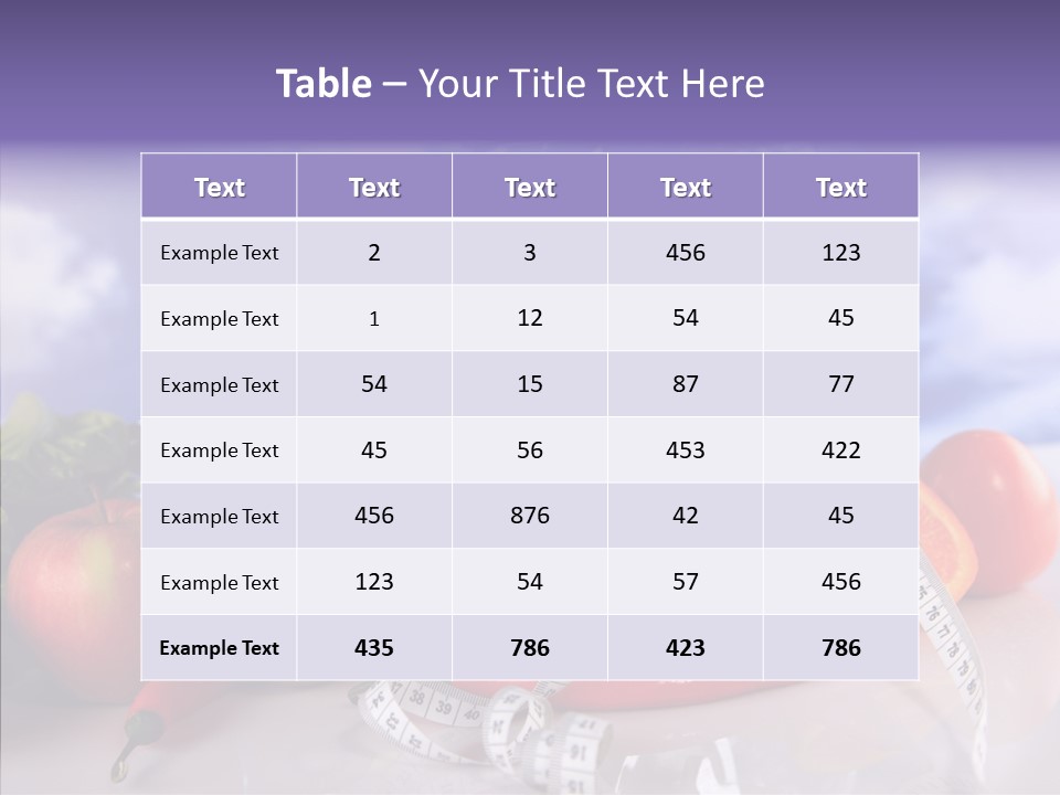 Closeup Weight Health Care PowerPoint Template