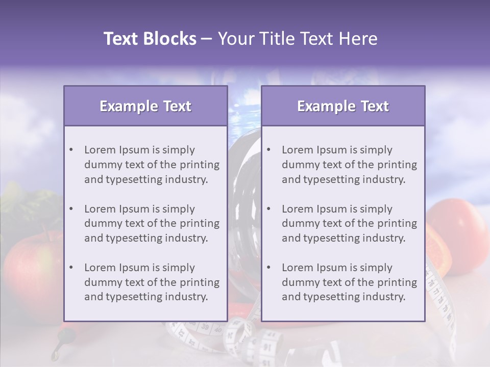 Closeup Weight Health Care PowerPoint Template