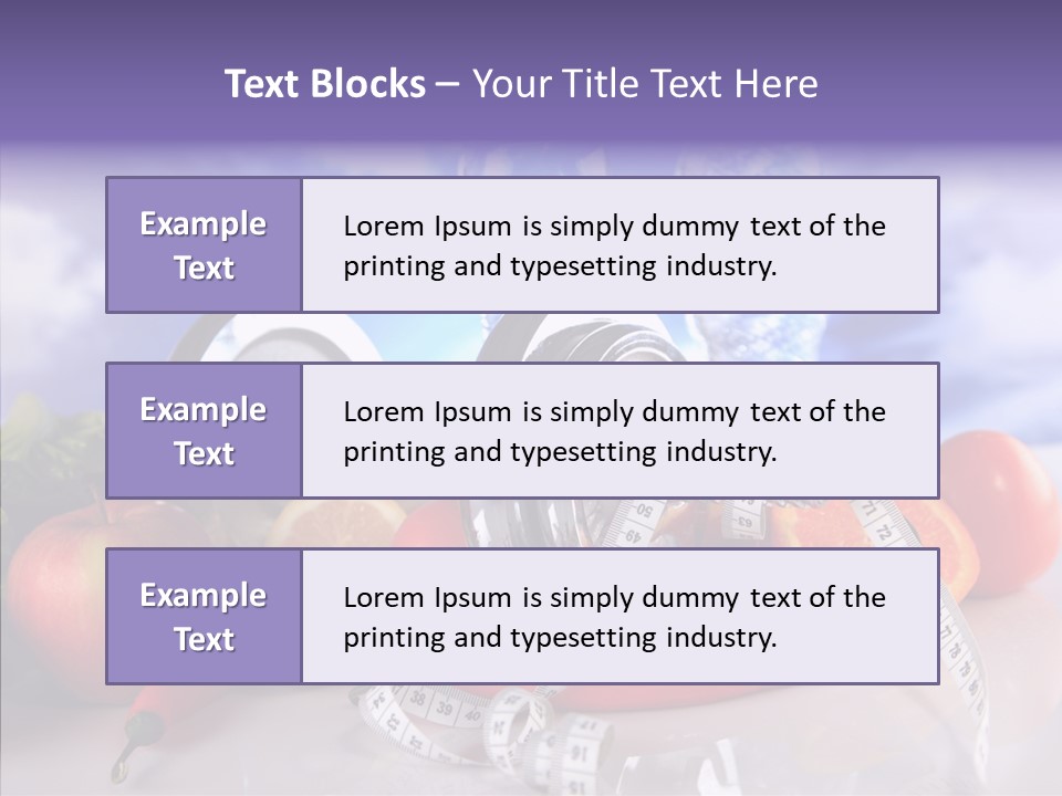 Closeup Weight Health Care PowerPoint Template