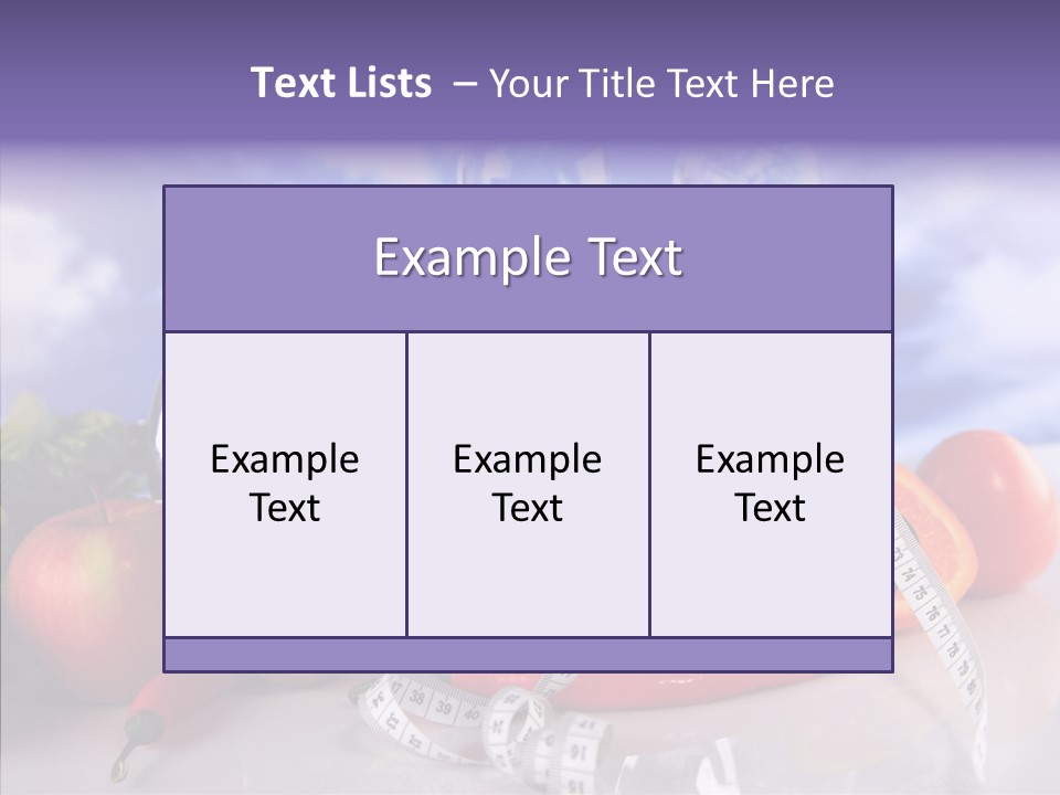 Closeup Weight Health Care PowerPoint Template
