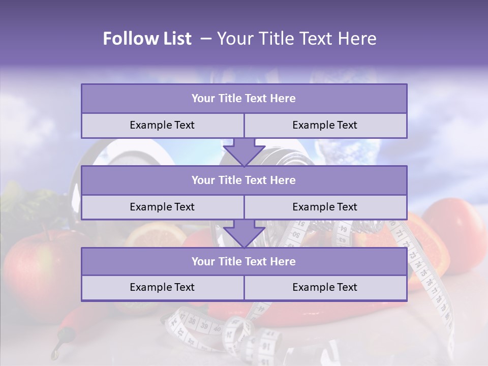 Closeup Weight Health Care PowerPoint Template