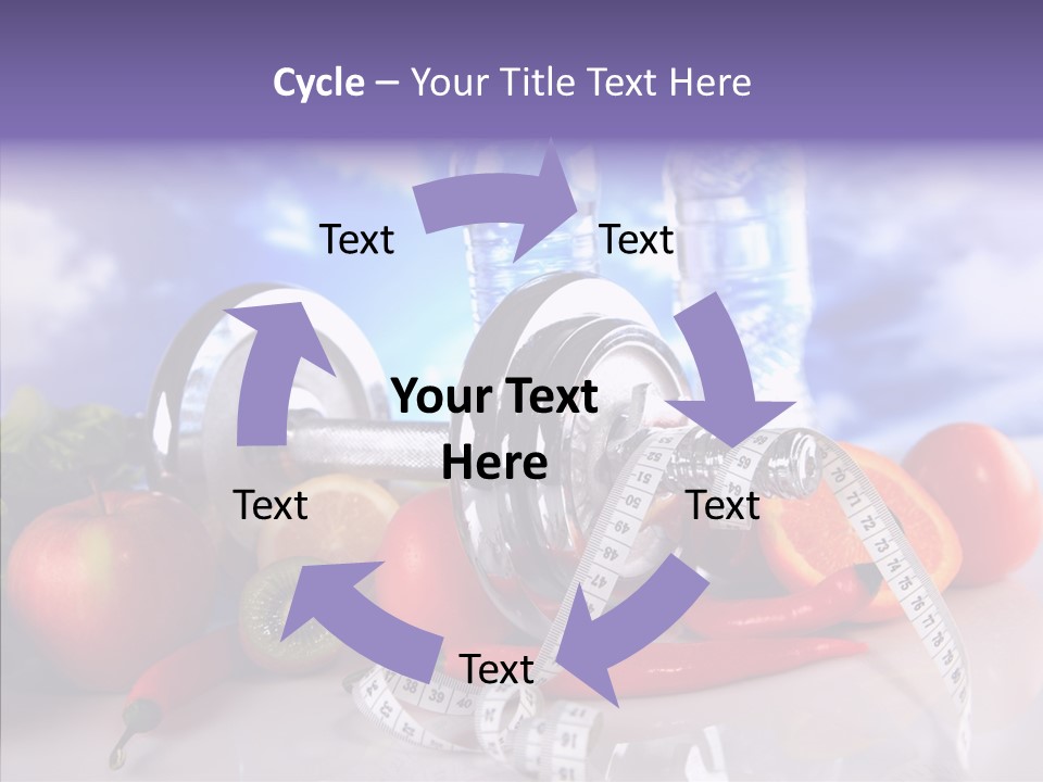 Closeup Weight Health Care PowerPoint Template
