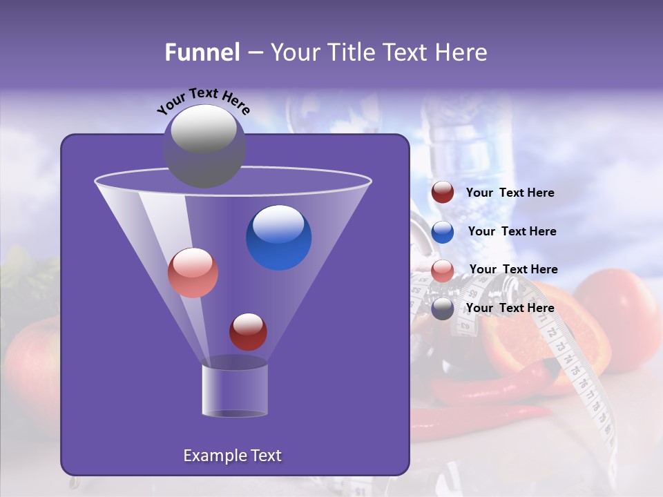 Closeup Weight Health Care PowerPoint Template