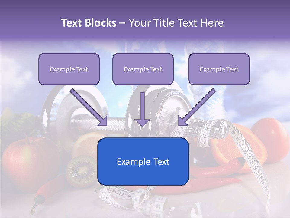 Closeup Weight Health Care PowerPoint Template