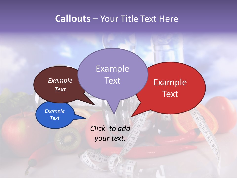 Closeup Weight Health Care PowerPoint Template