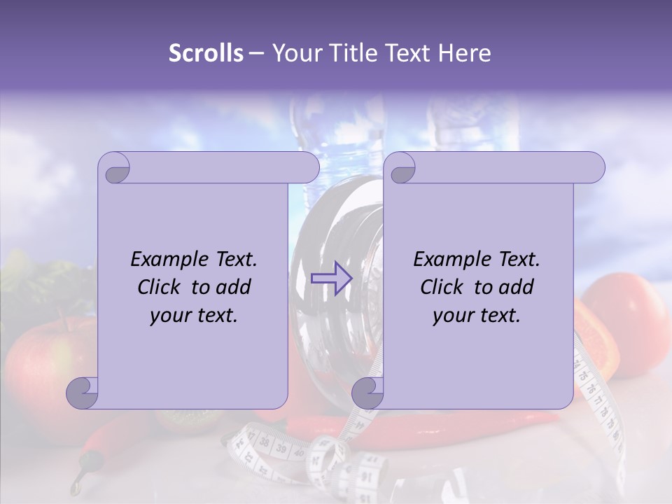 Closeup Weight Health Care PowerPoint Template