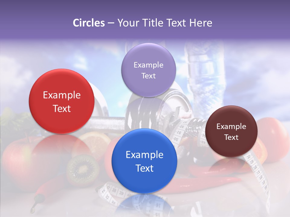 Closeup Weight Health Care PowerPoint Template